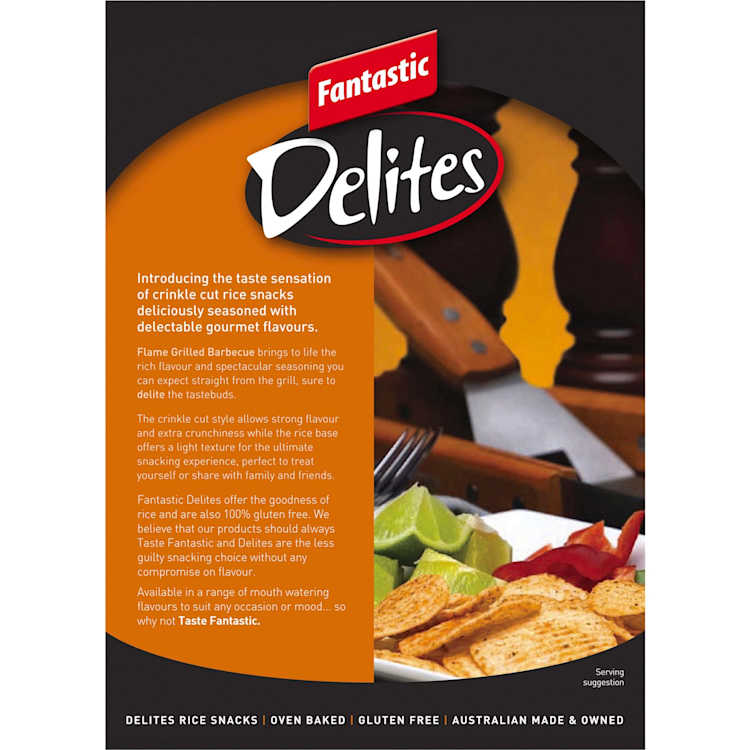 Fantastic Delites Snacks Flame Grilled BBQ