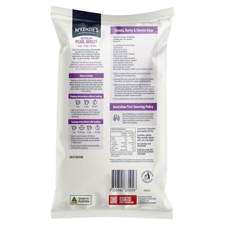 McKenzie's Pearl Barley