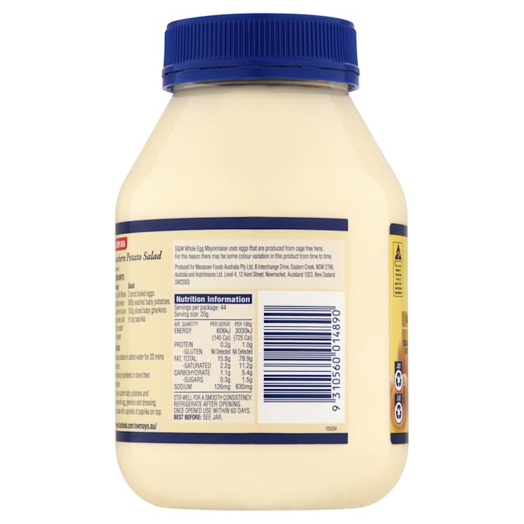 S&W Mayonnaise Whole Egg