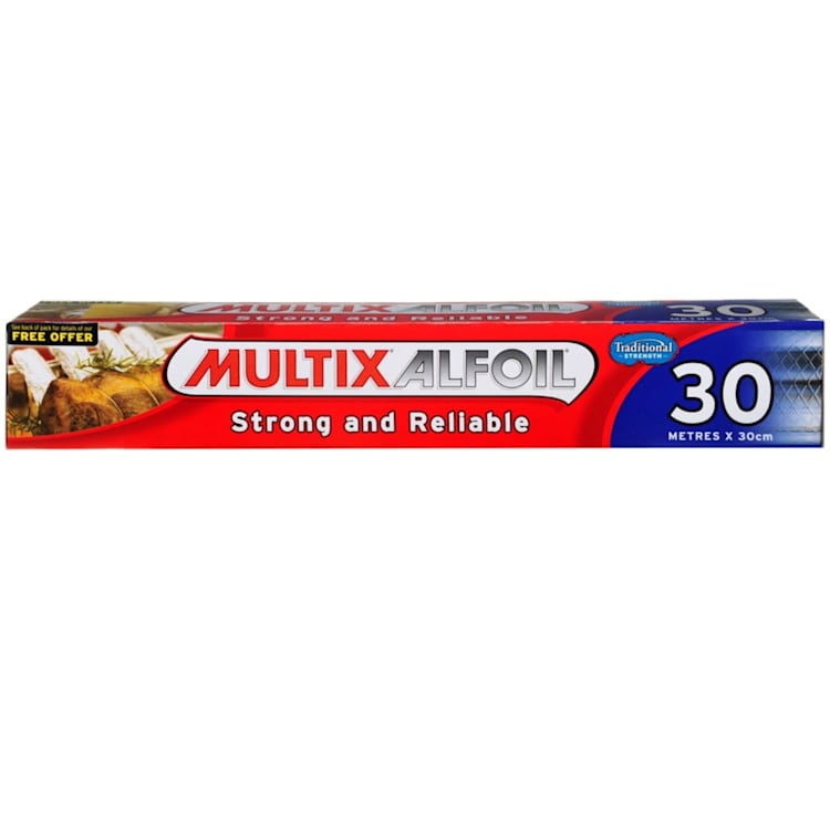 Multix Aluminium Foil Wide 30 Metres