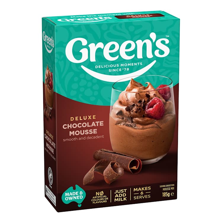 Green's Temptations Mousse Mix Chocolate