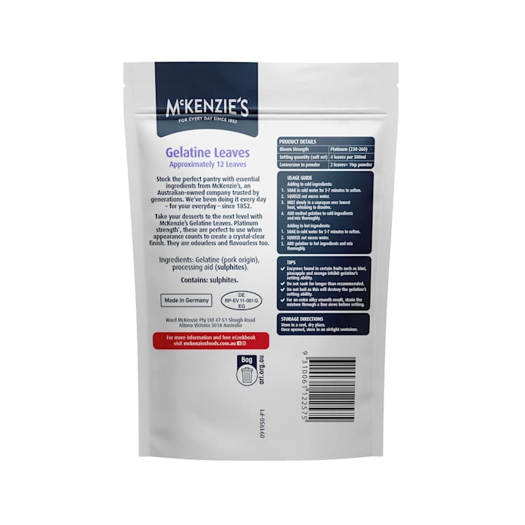 McKenzie's Gelatine Sachets