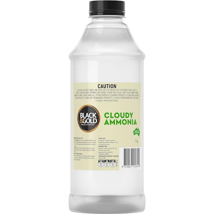 Black & Gold Cloudy Ammonia