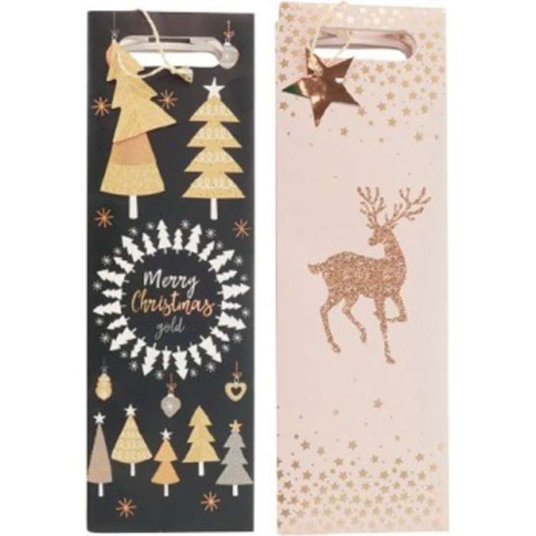 Christmas Wine Gift Bag