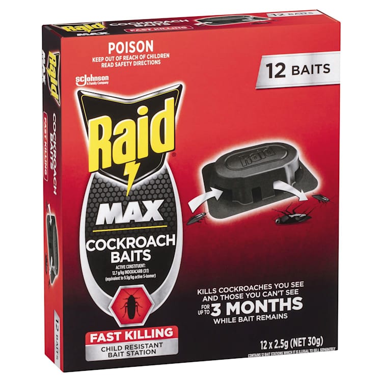 Raid Max Cockroach Baits
