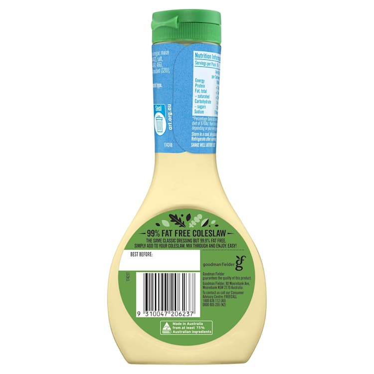 Praise Dressings Coleslaw 99% Fat Free