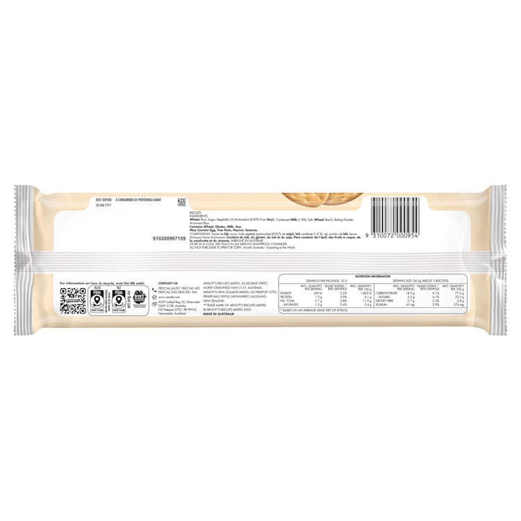 Arnott's Milk Arrowroot