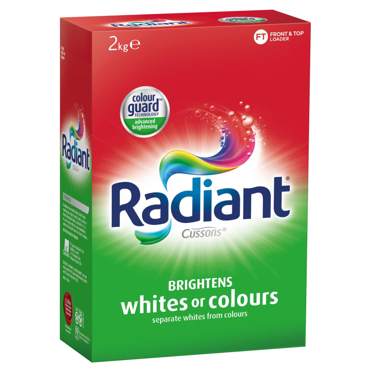 Radiant Brightens Whites or Colours Laundry Powder