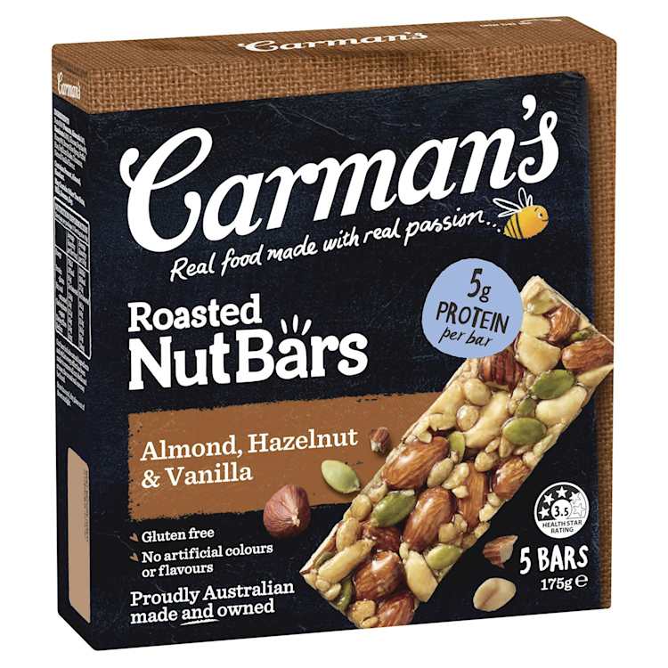 Carman's Almond, Hazelnut Vanilla Nut Bars