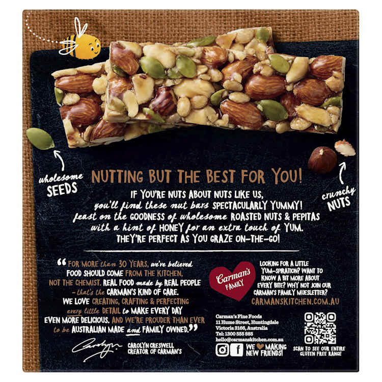 Carman's Almond, Hazelnut Vanilla Nut Bars