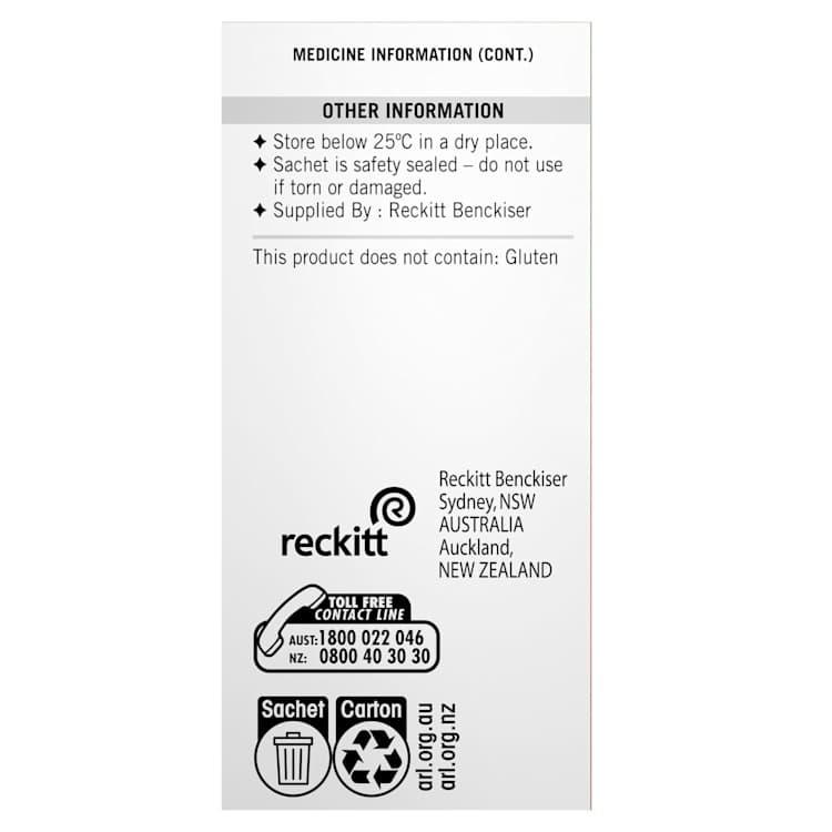 Lemsip Max Cold & Flu Decongestant Hot Drink Lemon