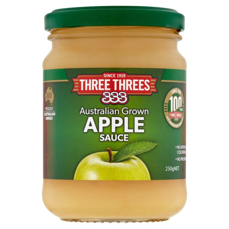 Three Threes Fruit Sauce Apple