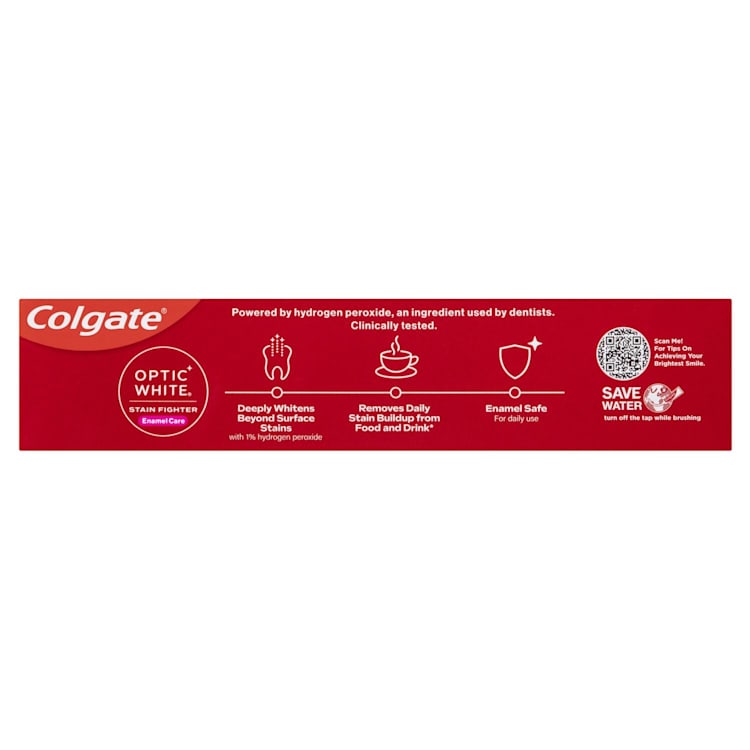 Colgate Optic White Enamel White Teeth Whitening Toothpaste