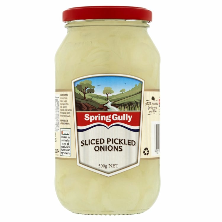 Spring Gully Pickled Vegetables Sliced Onions