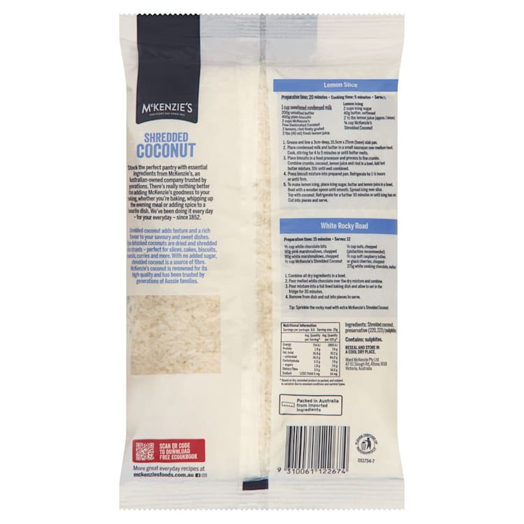 McKenzie's Shredded Coconut