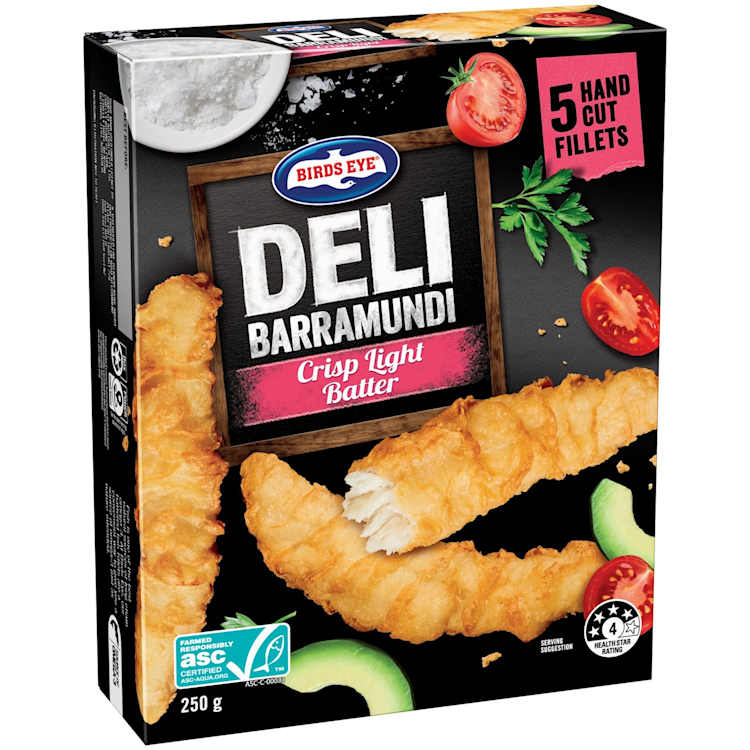 Birds Eye Deli Seasonal Catch Flathead In Light Batter