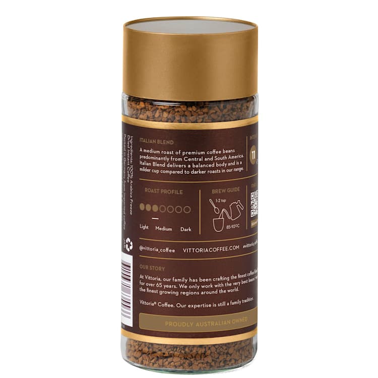 Vittoria Freeze Dried Instant Coffee Italian