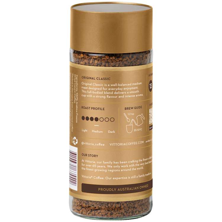 Vittoria Freeze Dried Instant Coffee Classic