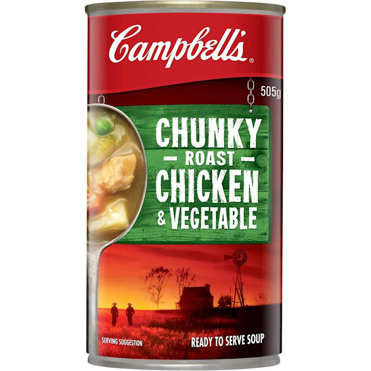 Campbell's Chunky Canned Soup Roast Chicken & Vegetable