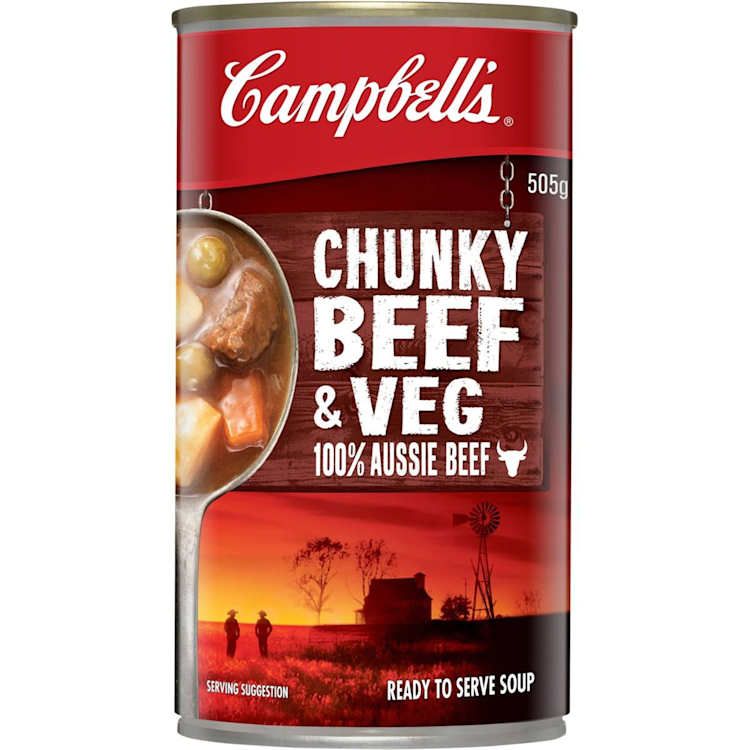 Campbell's Chunky Canned Soup Beef Hearty & Filling