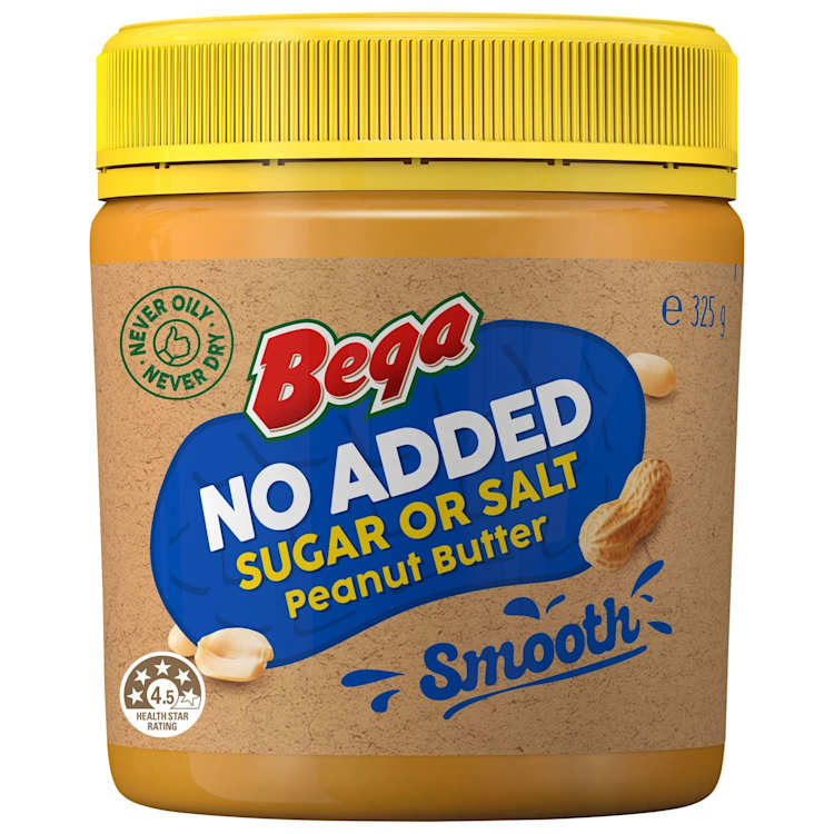 Bega Peanut Butter Smooth No Added Sugar Or Salt