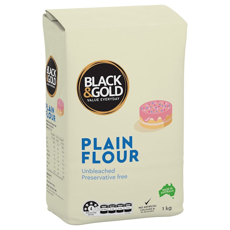 Black & Gold Plain Flour