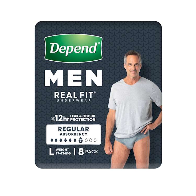 Depend Real Fit For Men Underwear Large