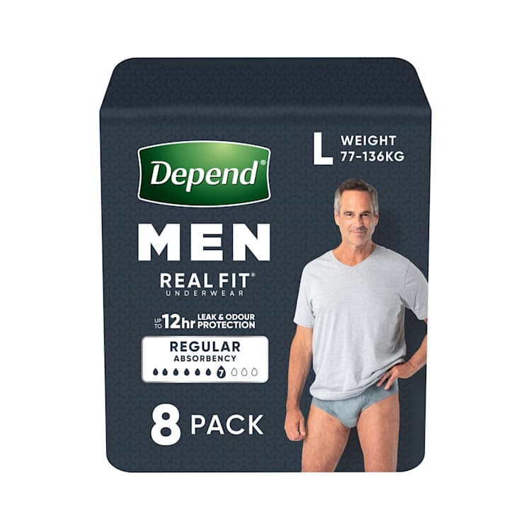 Depend Real Fit For Men Underwear Large