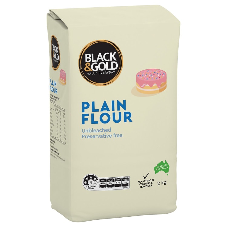 Black & Gold Plain Flour