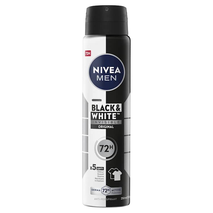 NIVEA MEN Black & White Invisible Original Anti-Perspirant Aerosol