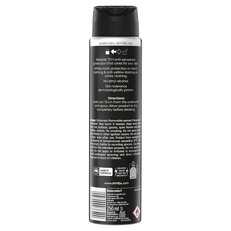 NIVEA MEN Black & White Invisible Original Anti-Perspirant Aerosol
