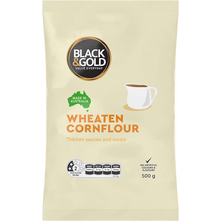 Black & Gold Cornflour