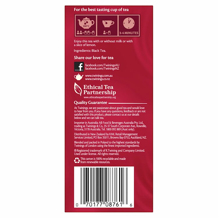Twinings English Breakfast Tea Bags