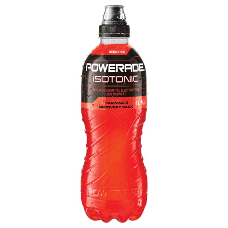 Powerade Isotonic Berry Ice Sports Drink Sipper Cap