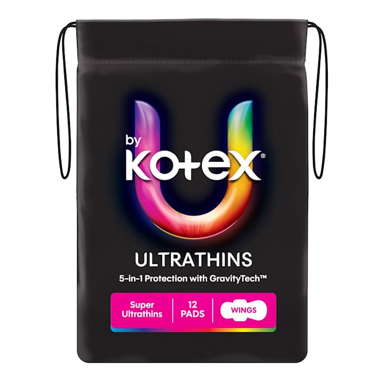 U By Kotex Super Ultrathins With Wings