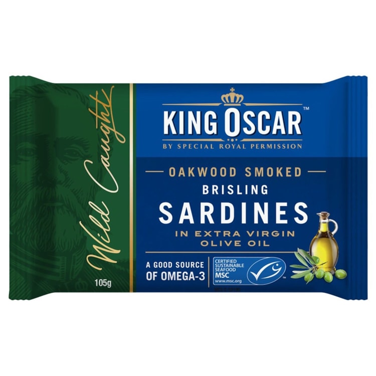 King Oscar Sardines in Extra Virgin Olive Oil