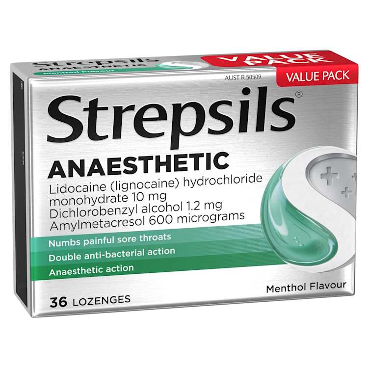Strepsils Plus Anaesthetic Lozenges