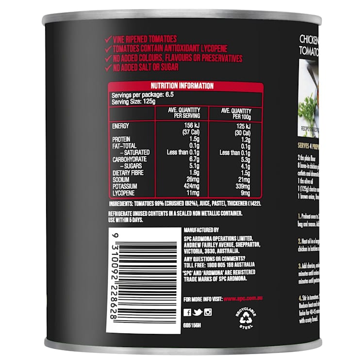 Ardmona Crushed Vine Ripened Tomatoes