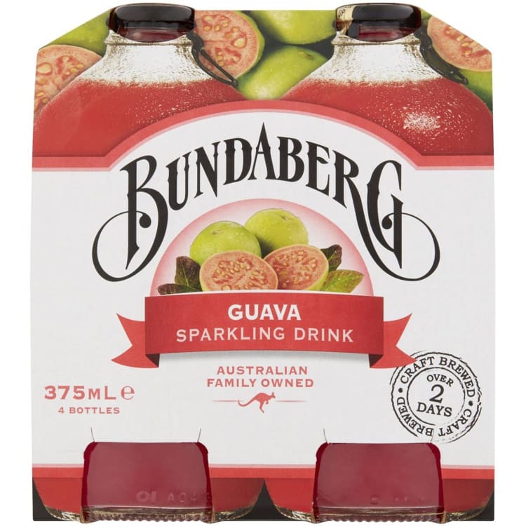 Bundaberg Sparkling Guava Sparkling Drink