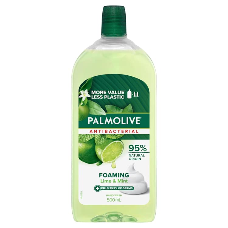 Palmolive Antibacterial Foaming Hand Wash Soap Lime Refill