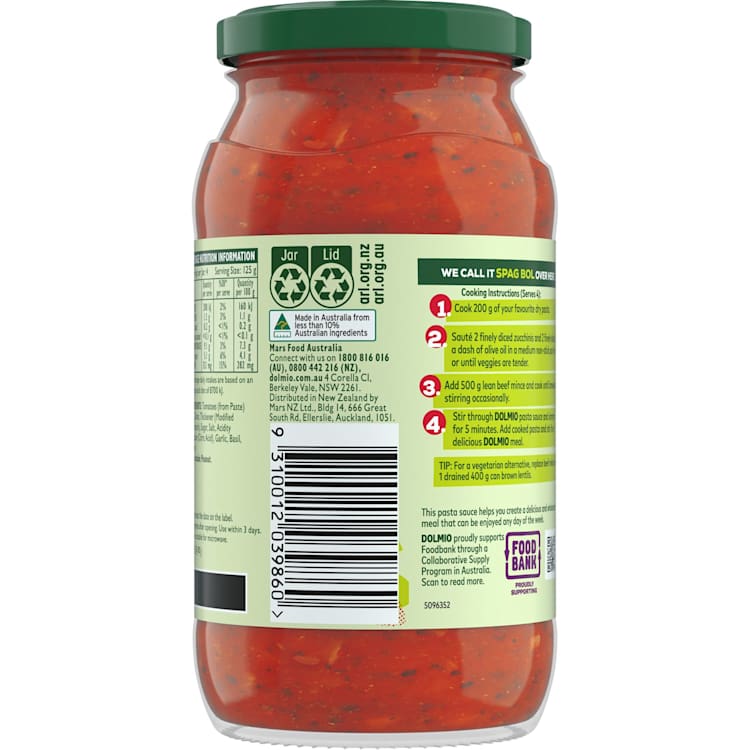 Dolmio Classic Tomato Pasta Sauce
