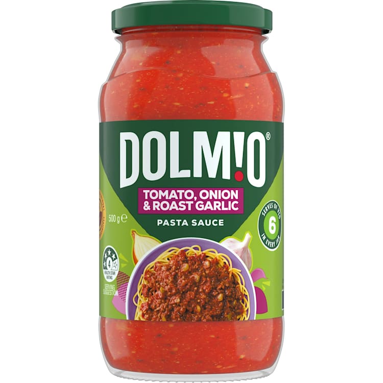 Dolmio Extra Tomato Onion & Roast Garlic Pasta Sauce