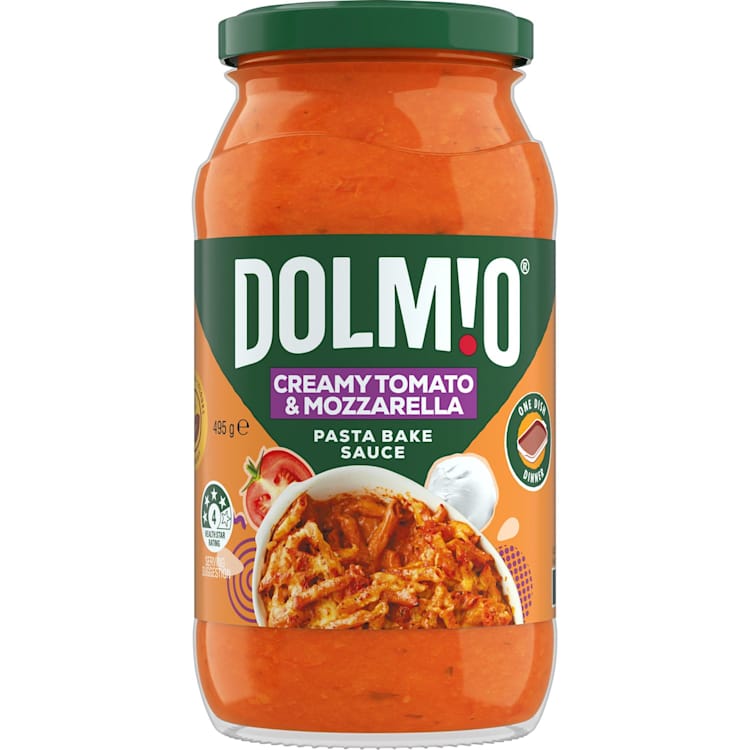 Dolmio Creamy Tomato & Mozzarella Pasta Bake Sauce