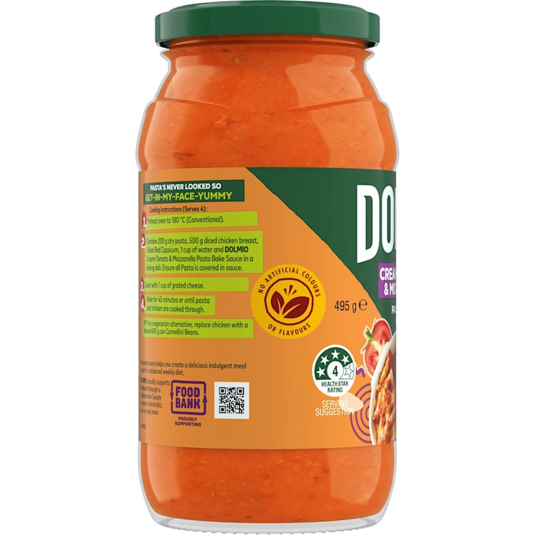 Dolmio Creamy Tomato & Mozzarella Pasta Bake Sauce