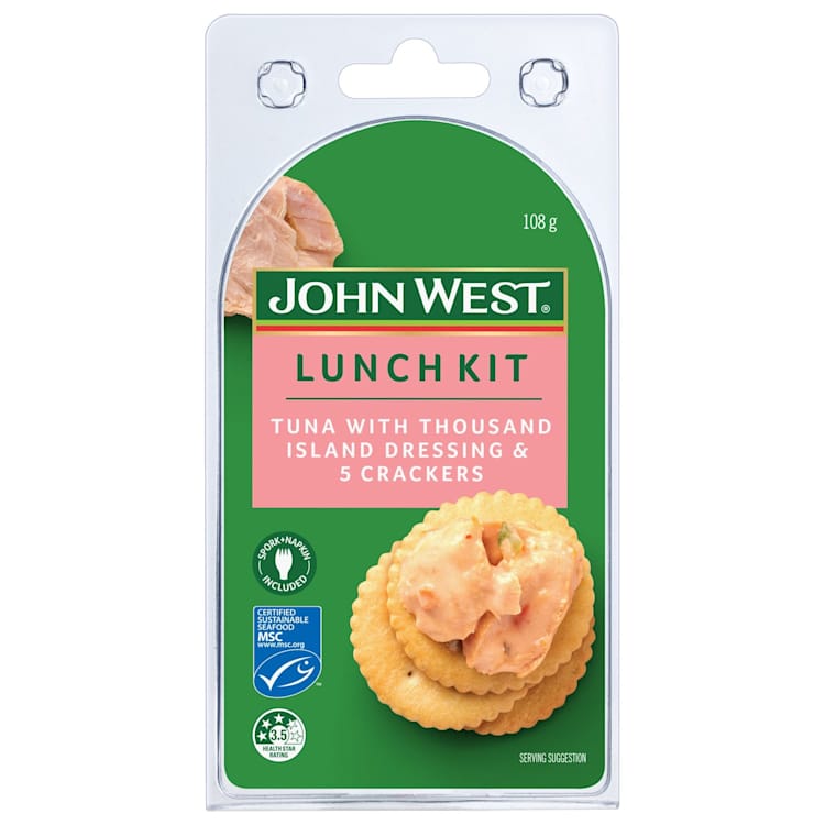 John West Lunch Kit Tuna Thousand Island Dressing