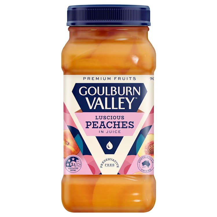 Goulburn Valley Peaches In Juice