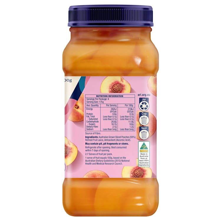 Goulburn Valley Peaches In Juice