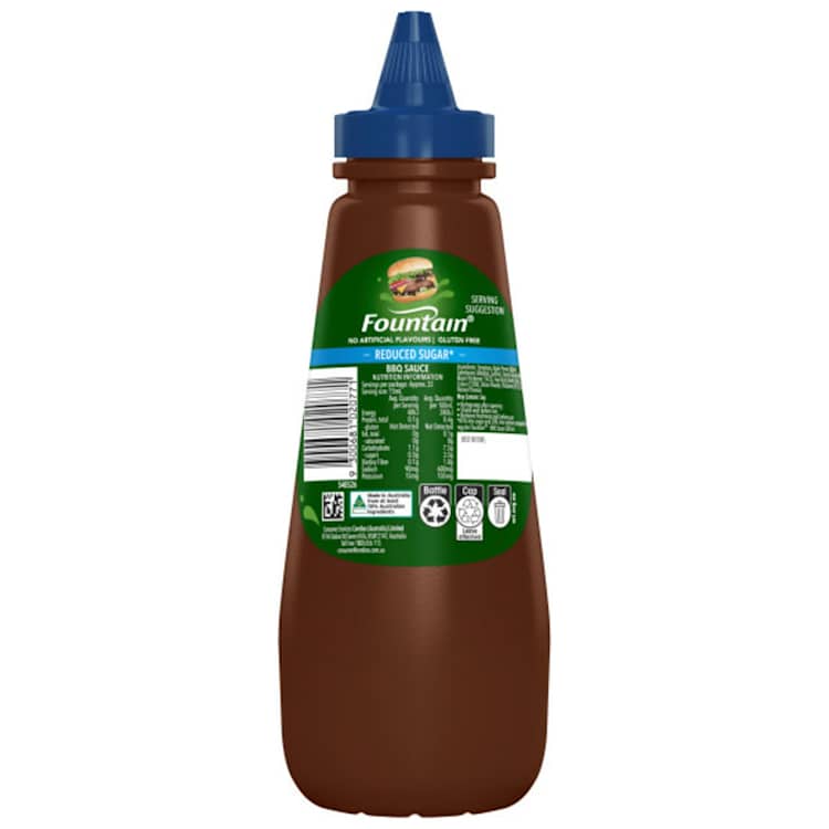 Fountain Barbecue Sauce Sauce Reduced Sugar