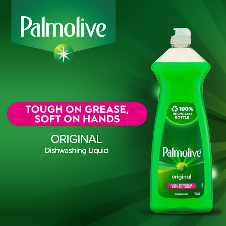 Palmolive Regular Dishwashing Liquid Original Tough On Grease
