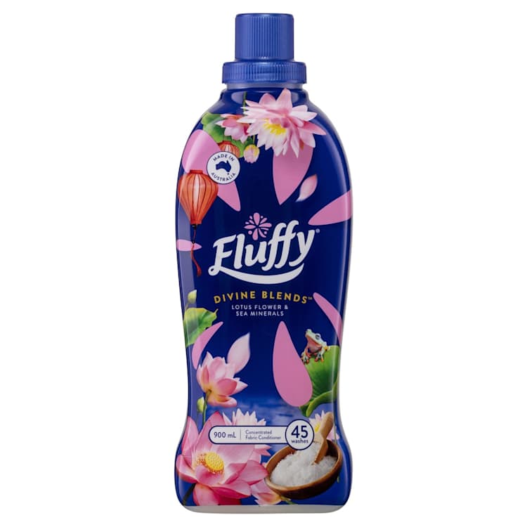 Fluffy Divine Blends Ultra Fabric Softener Lotus & Sea Minerals